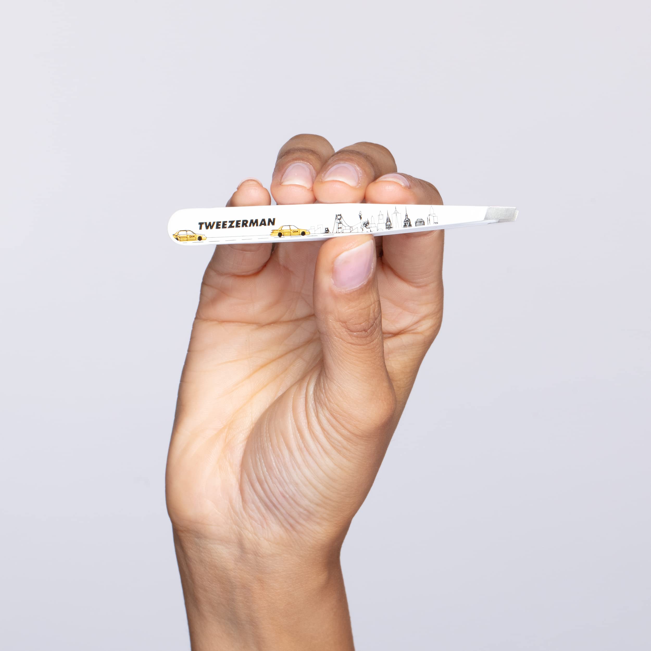 Tweezerman Exclusive 40th Birthday Slant Tweezer - Hair Removal Tweezers, Stainless Steel