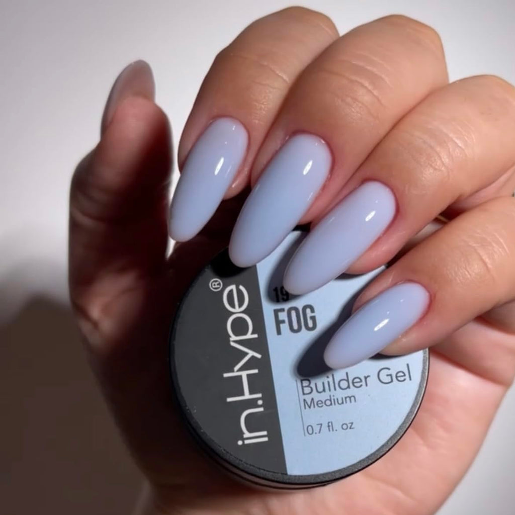 IN.HYPE UV/LED Professional Hard/Builder Gel for Nail Extension/Strengthening/Overlays File Off (Baby Pink #3)