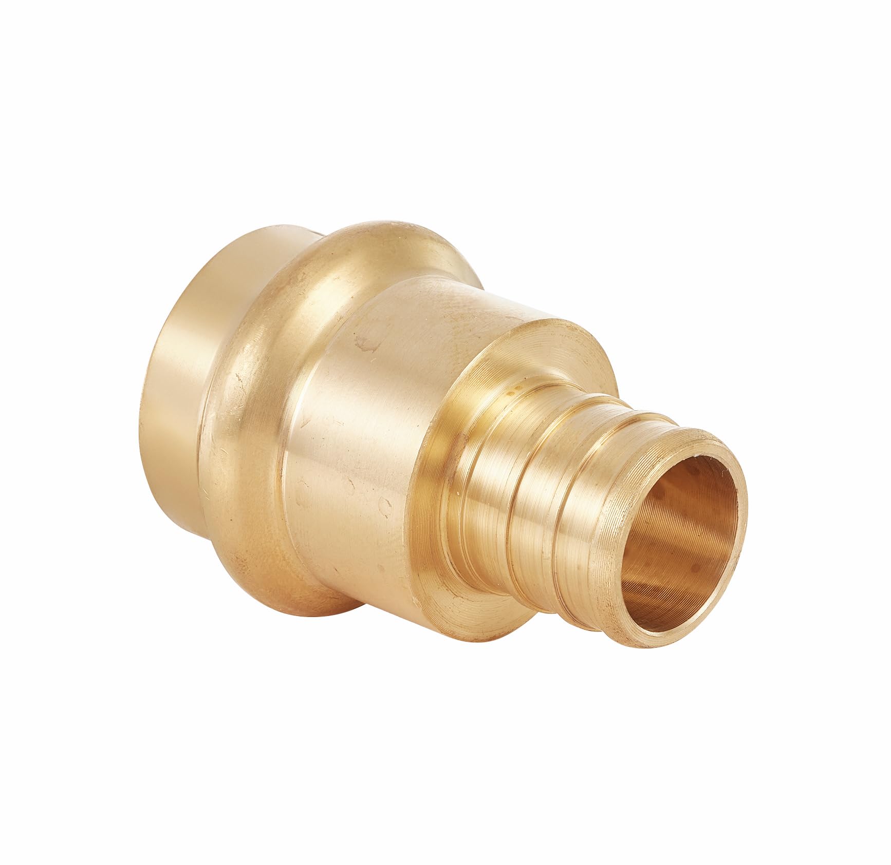 (Pack of 2) EFIELD 1" Copper Press X 1" PEX Crimp Coupling Brass Adapters For Copper and Pex Pipe Connection,(PEX1807388-2PCS)