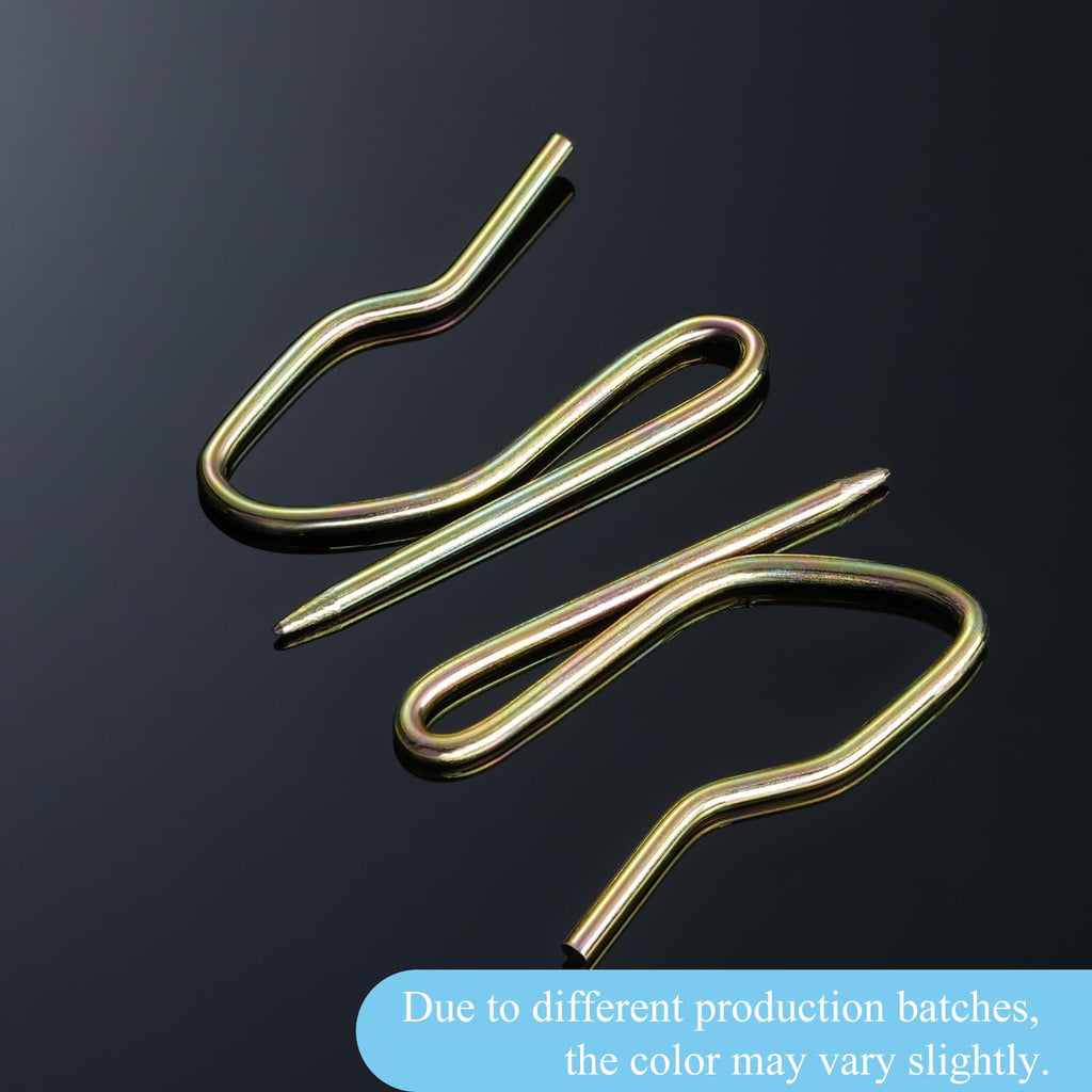 1.2 Inches Curtain Hooks, Sopito 58pcs Metal Drapery Pin and Hook for Door Window Shower Curtain, Bronze