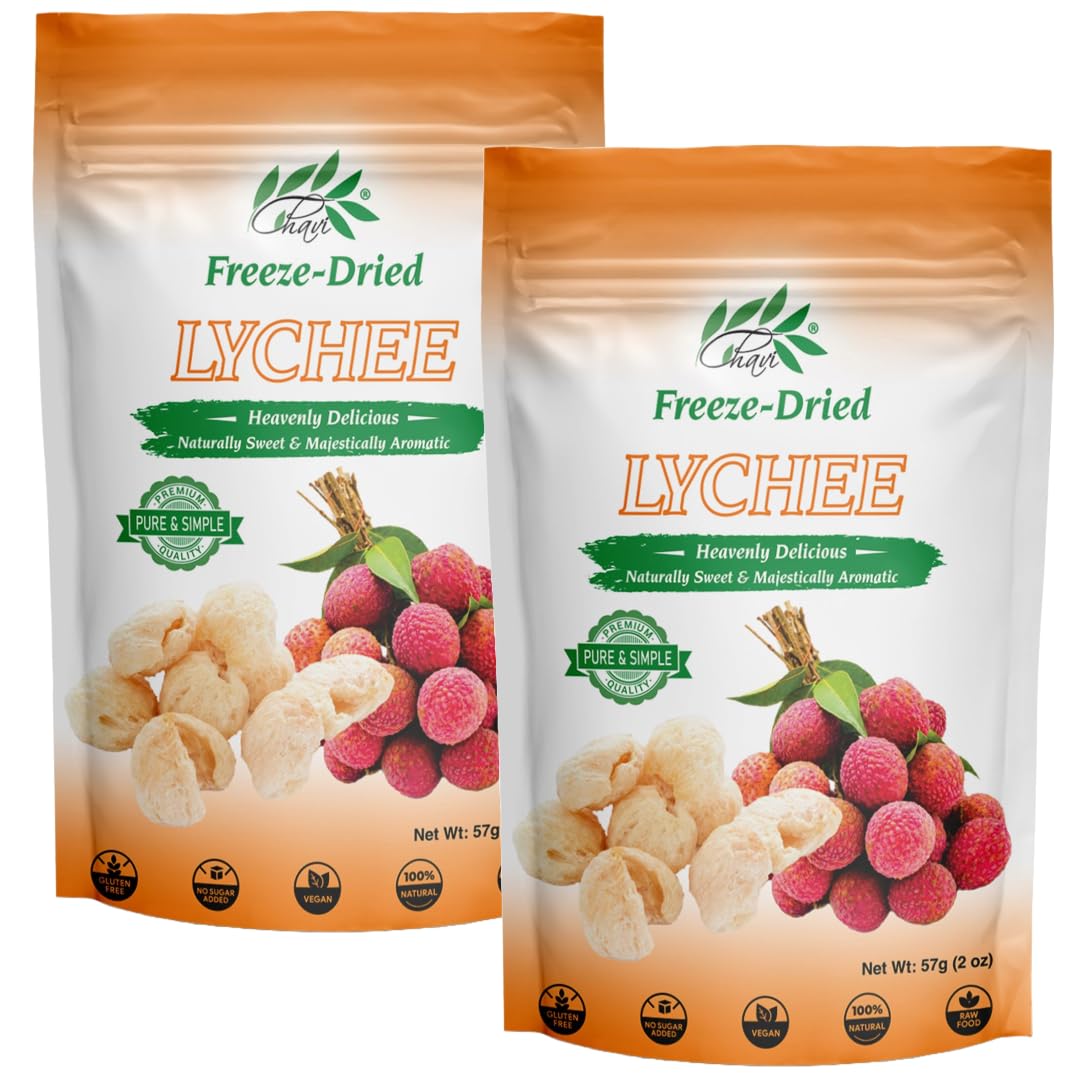 CHAVI Freeze Dried Fruits - Mixed | 6 in 1 | No Added Sugars or Preservatives - Non-GMO, Vegan, Gluten-Free | Gift Box | 230 g | 8.1 oz | 6 Cans