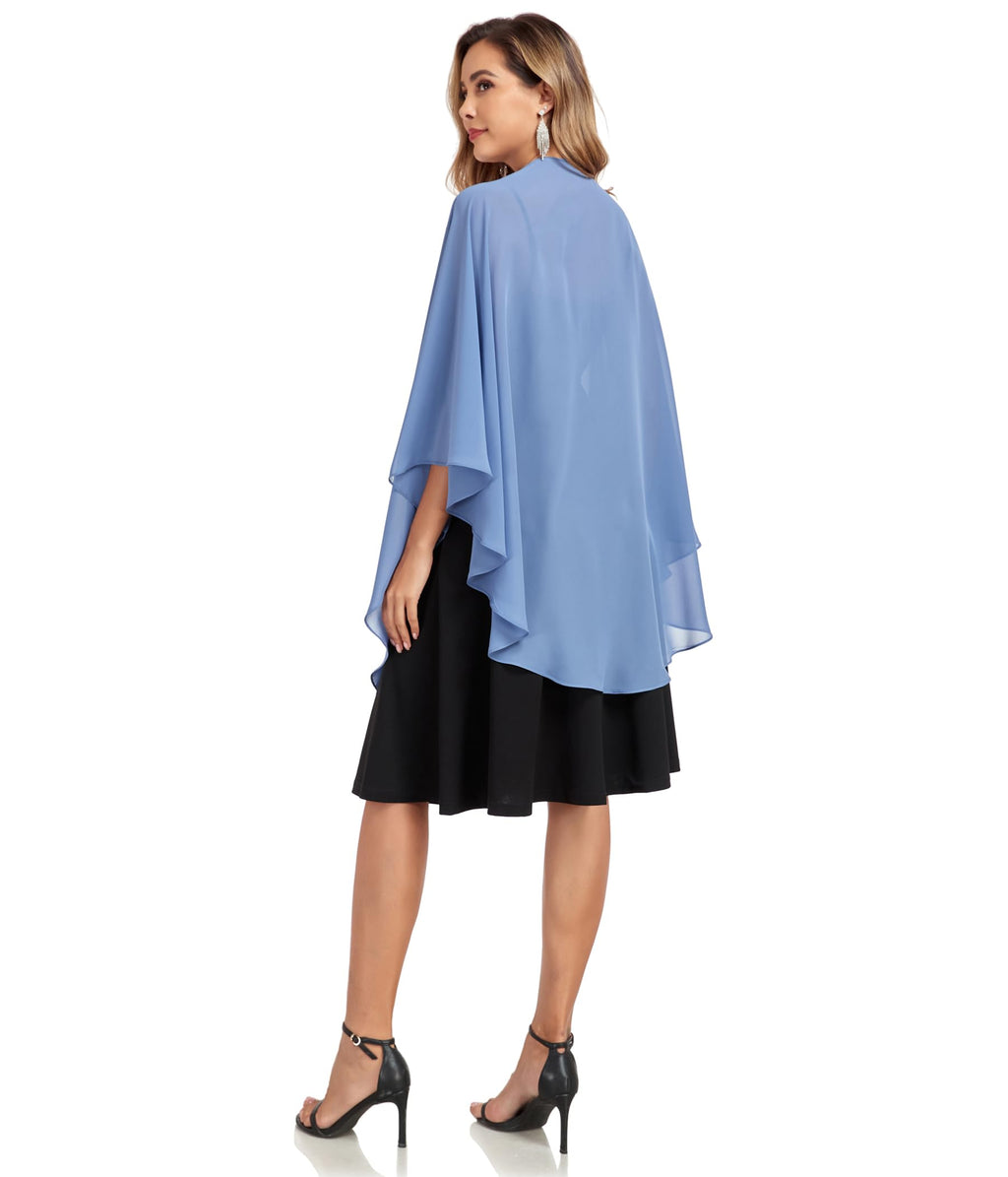 TONGFANTFL Shawls Wraps for Evening Wedding Party Chiffon Scarf Soft Bridal Wraps Wedding Guest Shawl Coverage