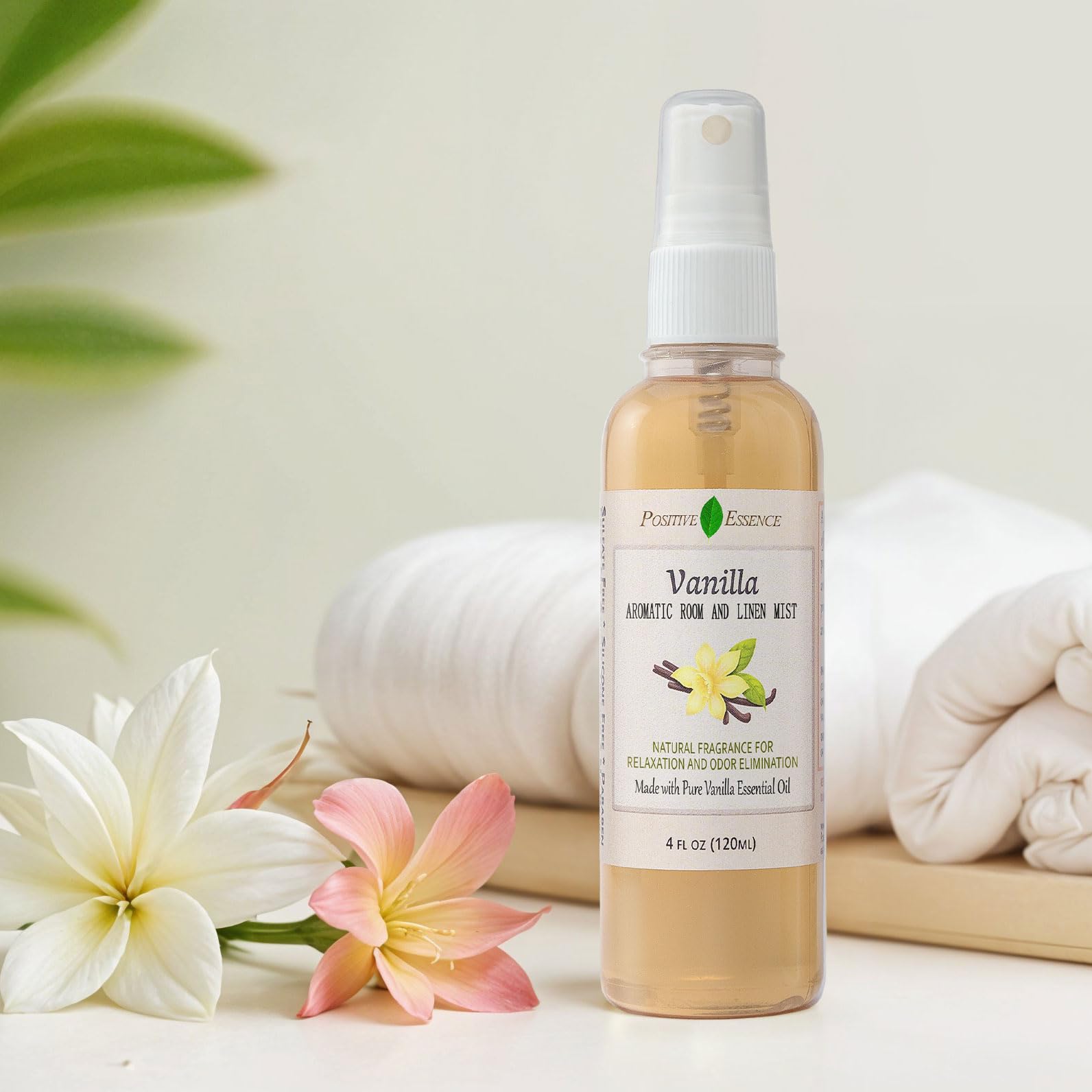 Linen and Room Spray Gift Set, (Lavender, Lemongrass, Rose, & Peppermint), Natural Air Freshener Made with Pure Essential Oils & Minimal Ingredients, Perfect Bathroom Spray or Room Mist, 4-Pack