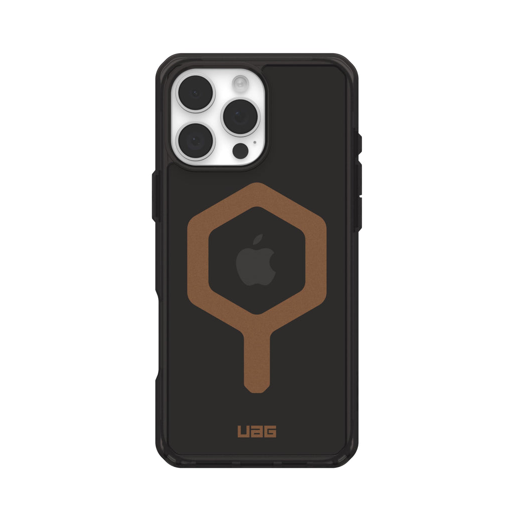 URBAN ARMOR GEAR UAG Designed for iPhone 16 Pro Max Case 6.9" Plasma XTE - Compatible with MagSafe Charging & Kickstand Rugged Shockproof Anti-Slip Military Grade Protective Cover, Black/Clear