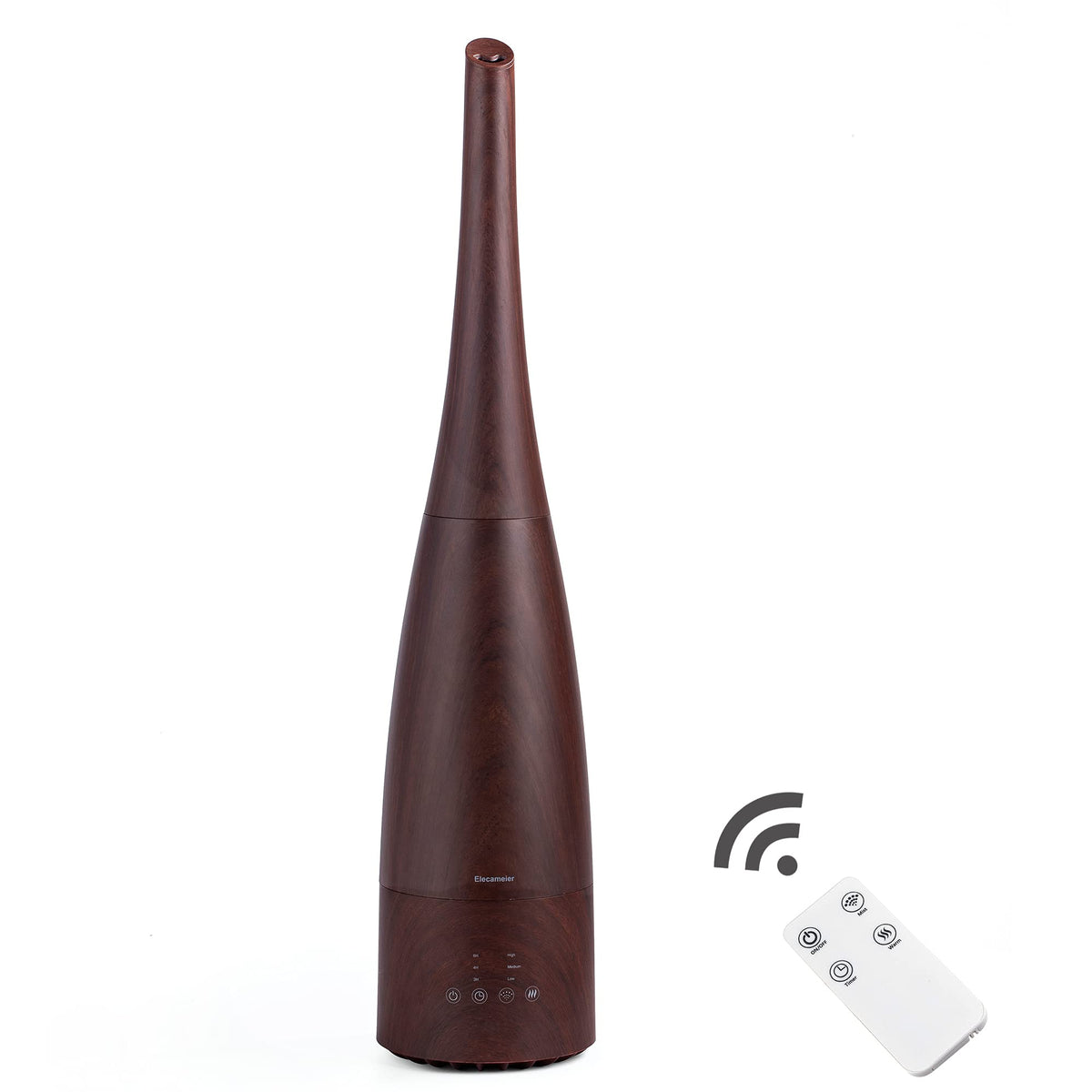 Warm and Cool Mist Humidifier for Home/Bedroom with Remote Control 2.3L Smart Air Humidifier for Desk/Office/Bedroom 25dB Whisper Quiet with Auto Shut off