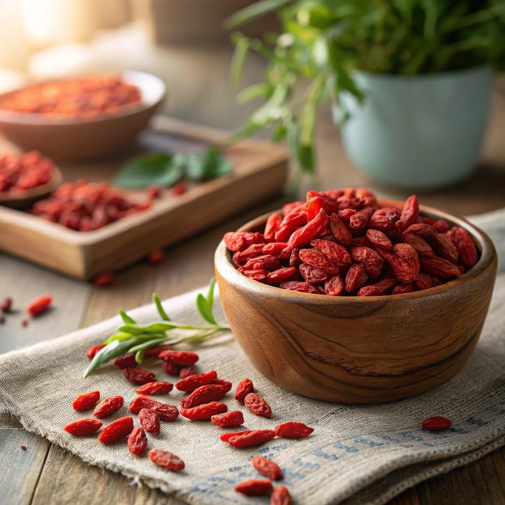 Nutrient Elements Goji Berries – 2 lb/32 oz – USDA Organic, Raw, Sun-Dried, Hand-Picked – Extra Large Dried Berries – Resealable Bag – Naturally Grown, No Additives