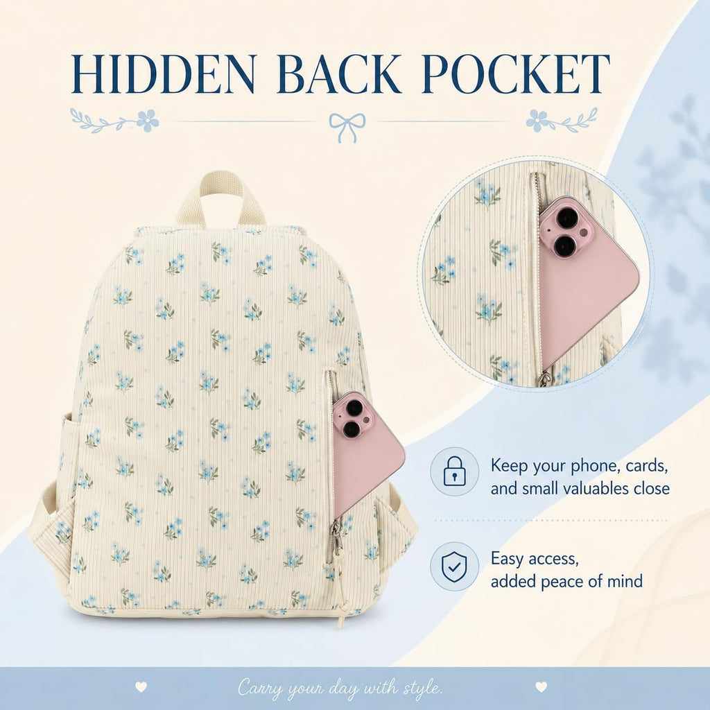 BTOOP Mini Backpack Women Girls Water-resistant Small Backpack Purse Shoulder Bag for Womens Adult Kids School Travel