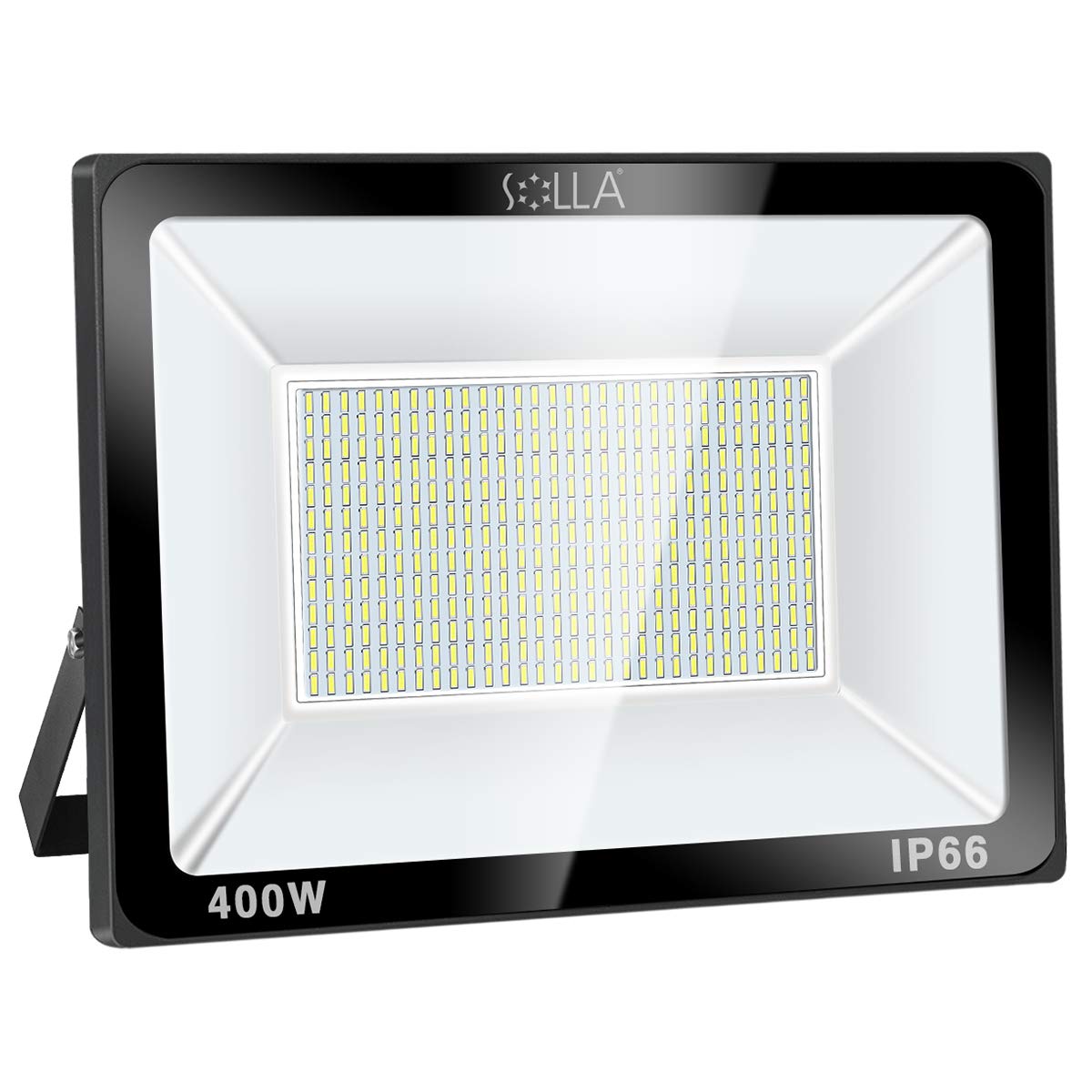 2 Pack 100W LED Flood Light Outdoor, 8000LM Super Bright Security Lights, 550W Equivalent, IP66 Waterproof, 3000K Warm White, Outside Floodlight for Garage, Garden, Lawn and Yard