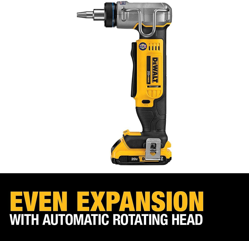 DEWALT 20V MAX* PEX Expander Tool Kit, 1-Inch (DCE400D2)