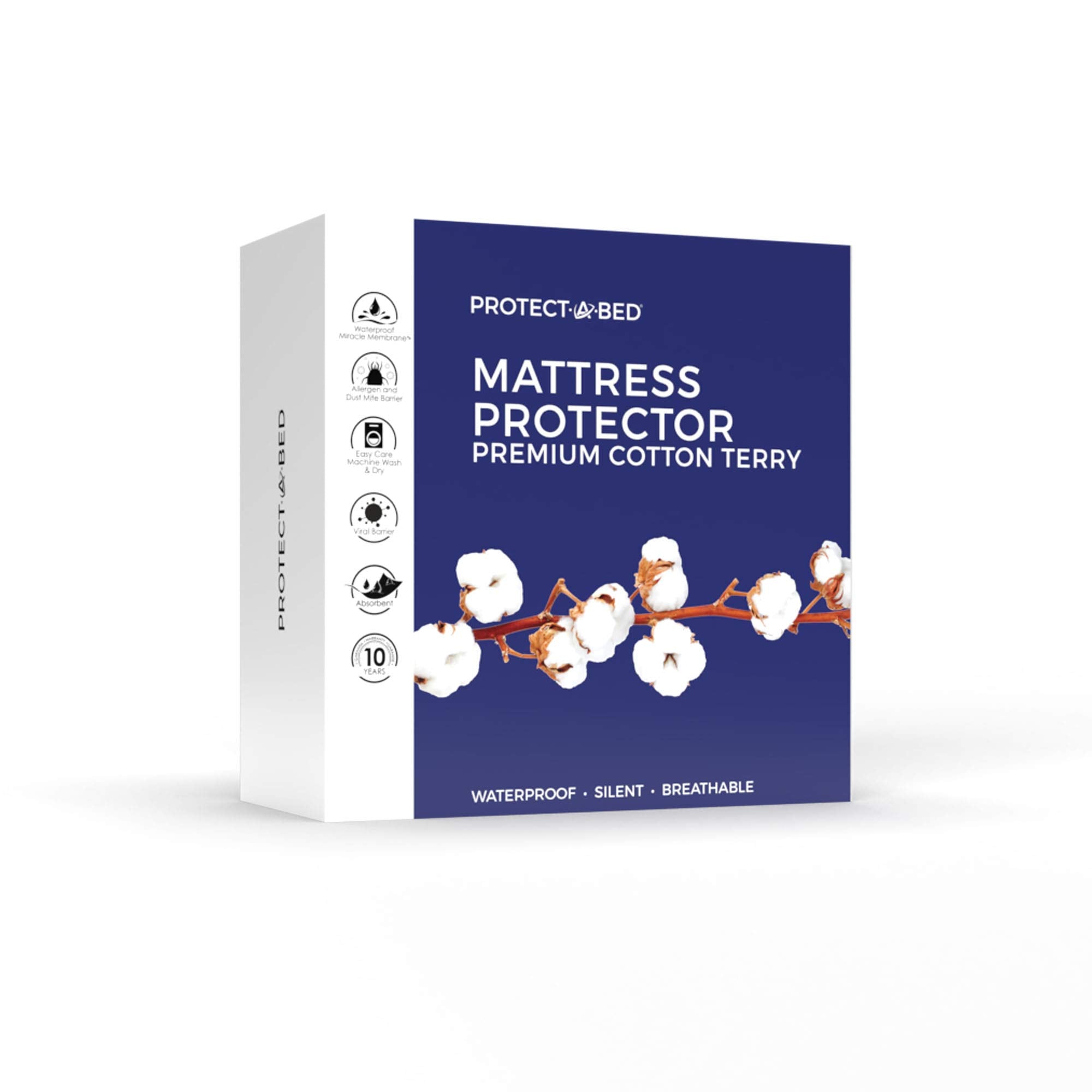 Arctic Chill Mattress Protector, Protect-A-Bed, Waterproof, 5-Sided, Twin