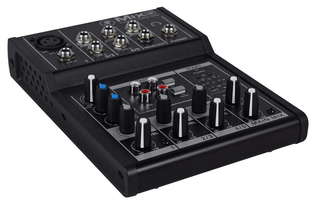 Mackie Mix5 5-Channel Compact Mixer, Black
