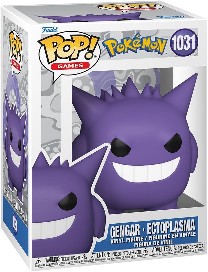 Funko Pop Games: Pokemon - Gengar - Collectable Vinyl Figure - Gift Idea - Official Merchandise - Toys for Kids & Adults - Video Games Fans - Model Figure for Collectors and Display