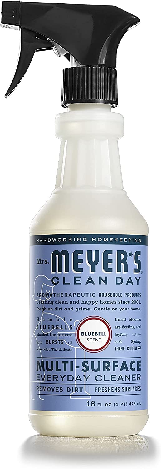 MRS. MEYER'S CLEAN DAY Multi-Surface Cleaner Concentrate, Use to Clean Floors, Tile, Counters, Lavender, 32 fl. oz