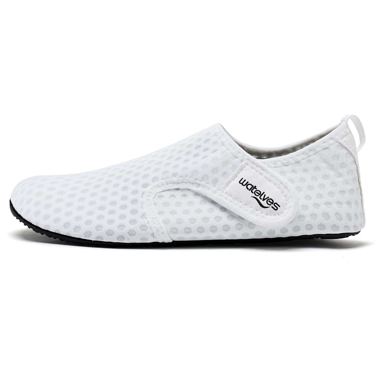 WateLves Water Shoes for Women Men Swim Beach Aqua Socks Quick Dry Barefoot House Slippers Travel Shoes with Adjustable Magic Tape for Pool Diving Boating Yoga Surf