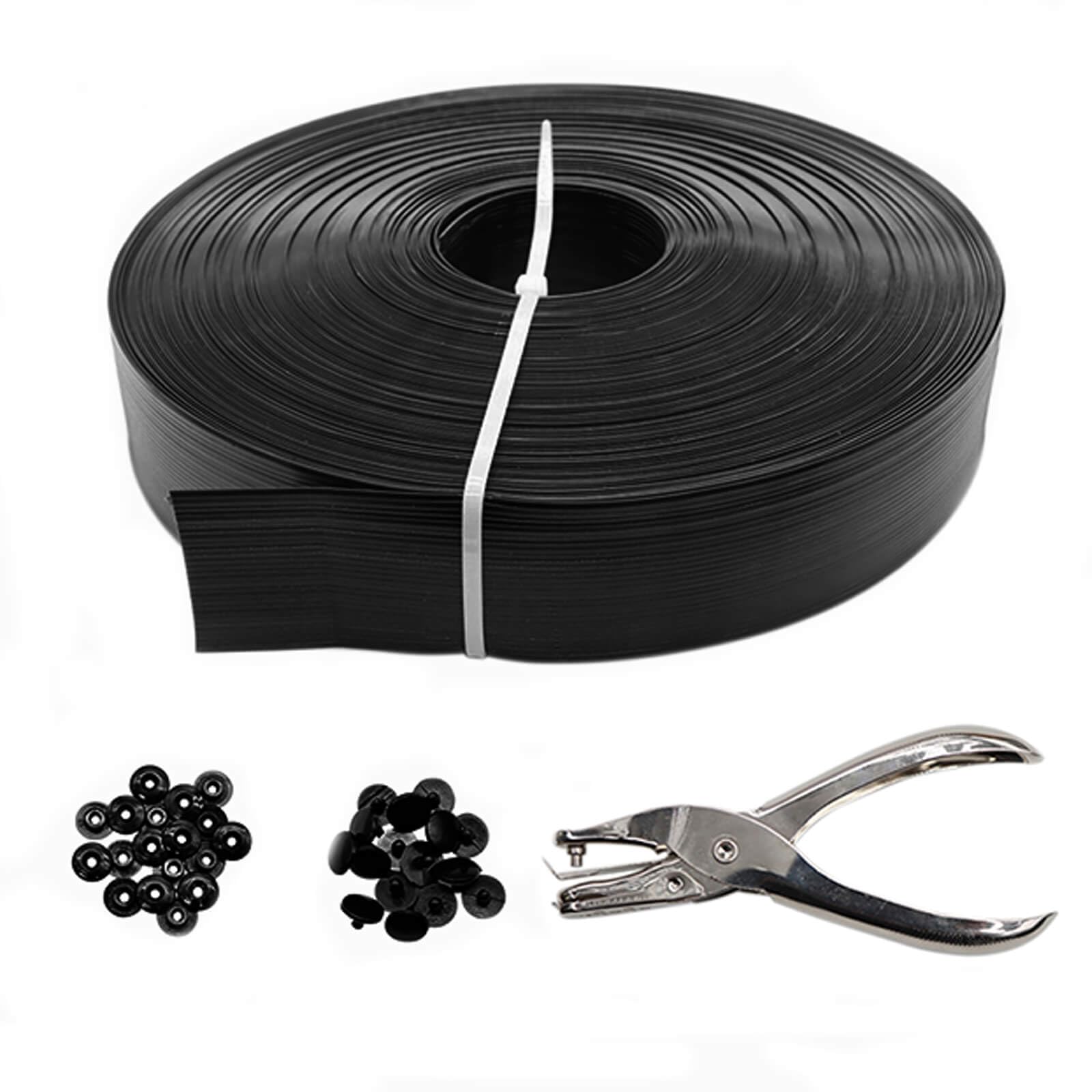 Chain Link Fence Privacy Tape, 246ft x 0.15ft Chain Link Fence Slats, Fence Covering Privacy, Brown (200PCS Button + Puncher Included)