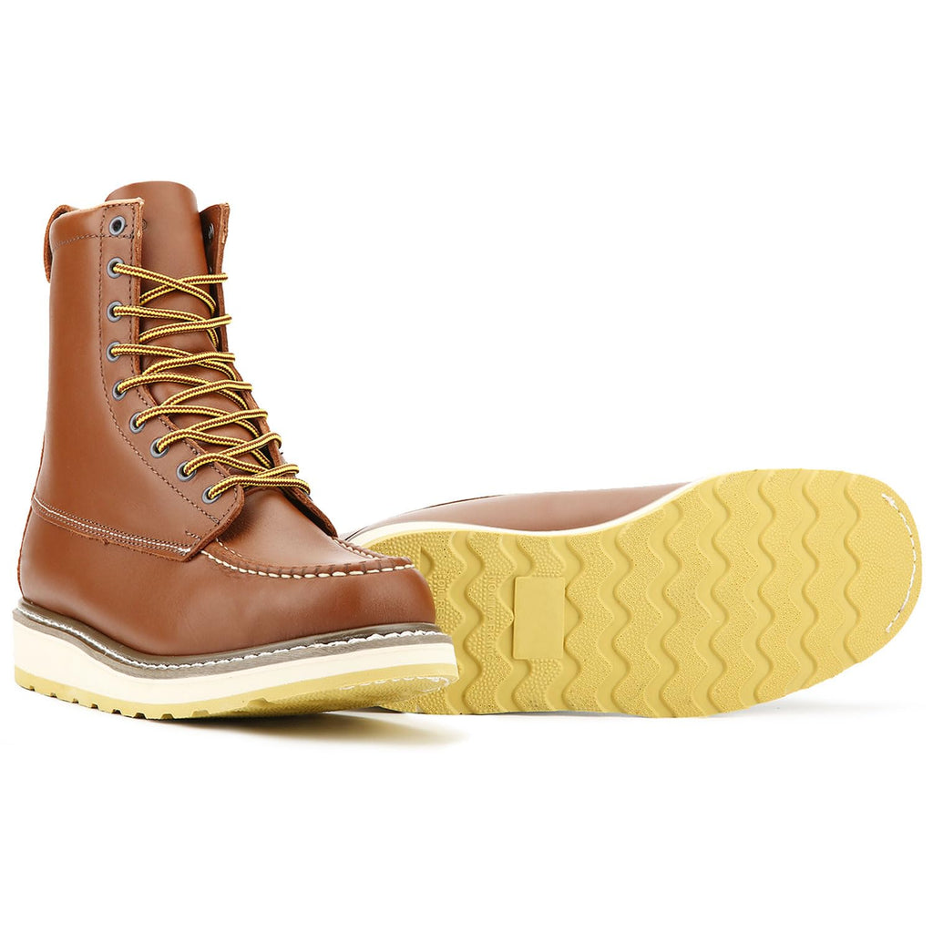 Men's SureTrack 6" & 8'' Leather Soft Toe Work Boot for Men, Welt Construction, Oil/Slip Resistant, Wedge Sole, Moc Toe Men's Work Boots, EH, 84994 & 86994