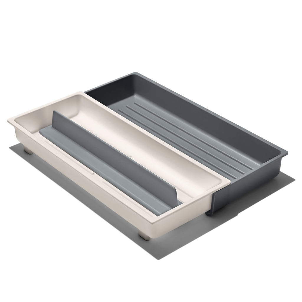 OXO Good Grips Drawer, Large Expandable Kitchen Tool Organizer, White