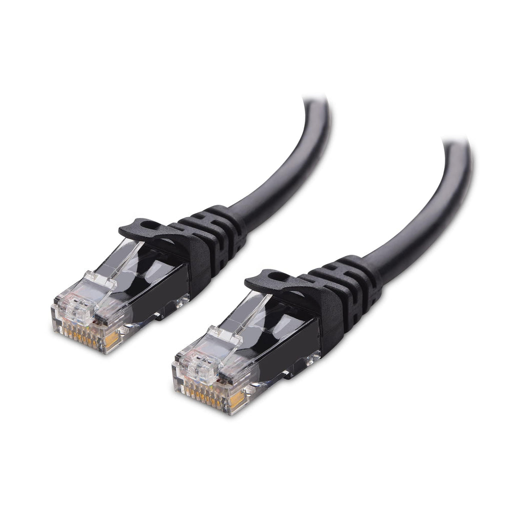 Cable Matters 10Gbps Snagless Short Cat 6 Ethernet Cable - 2ft, Cat 6 Cable, Cat6 Cord, Ethernet Cord, Black