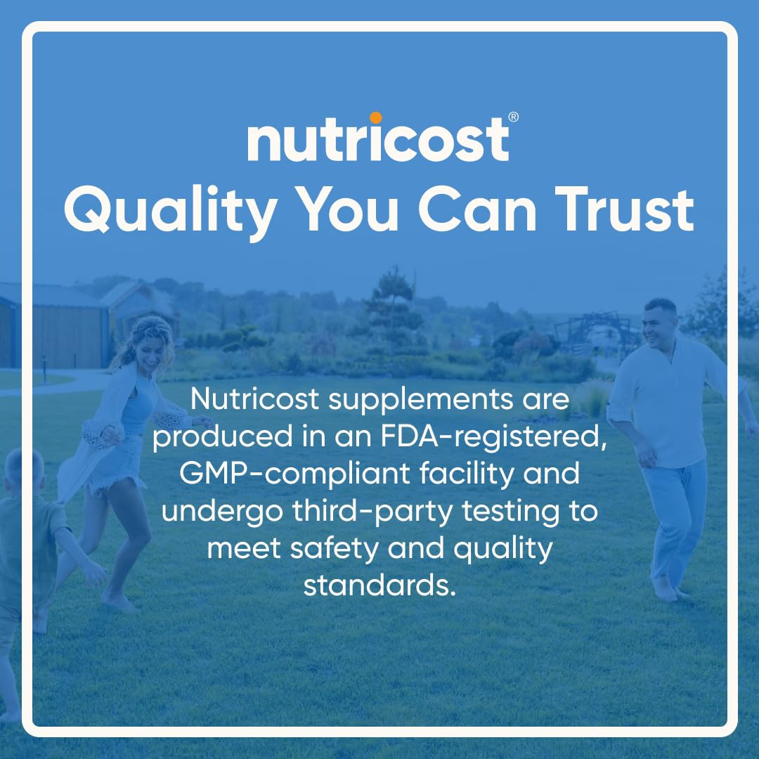 Nutricost N-Acetyl L-Cysteine (NAC) 600mg, 30 Vegan Capsules - GMO Free, Gluten Free, Vegetarian Caps