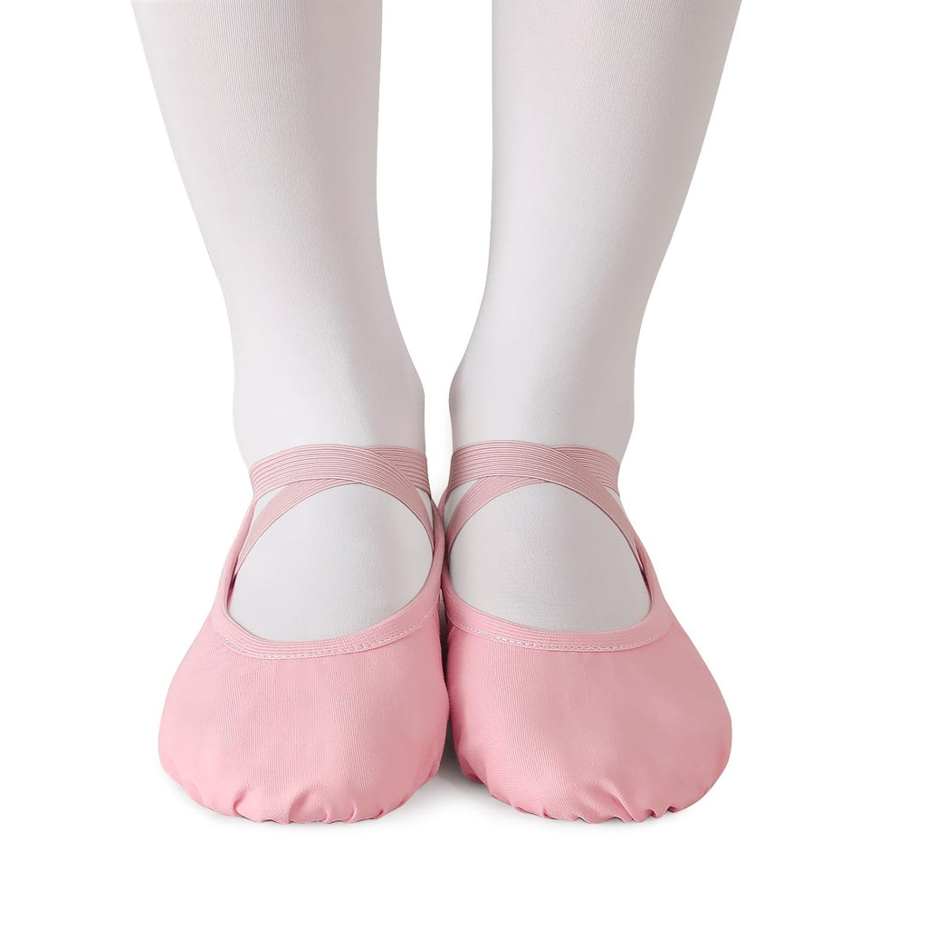 TXJ Sports Ballet Shoes for Women Girls, Women's Ballet Slipper Canvas Dance Shoes Split Sole Yoga Dance Flats
