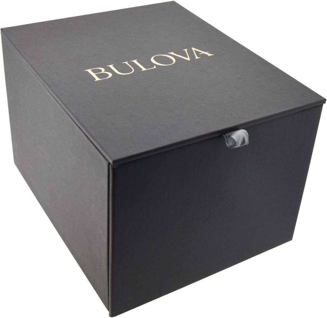 Bulova Classic Two-Tone Stainless Steel 3-Hand Date Calendar Quartz, Blue Dial Style: 98A200
