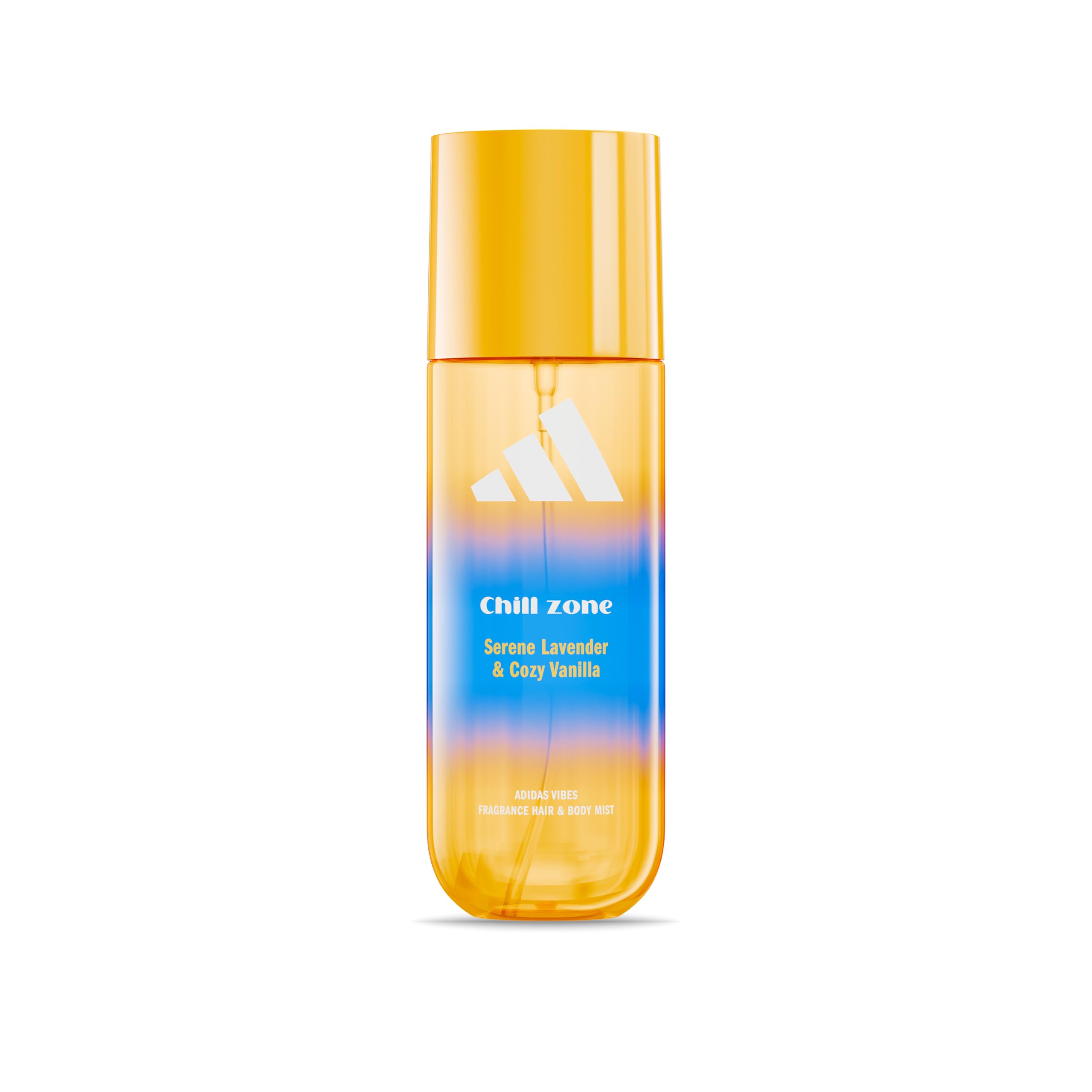 adidas Vibes Chill Zone Fragrance Hair & Body Mist for Women, Mood-Boosting, Notes of Lavender & Vanilla, For Any Occasion, 7.9oz