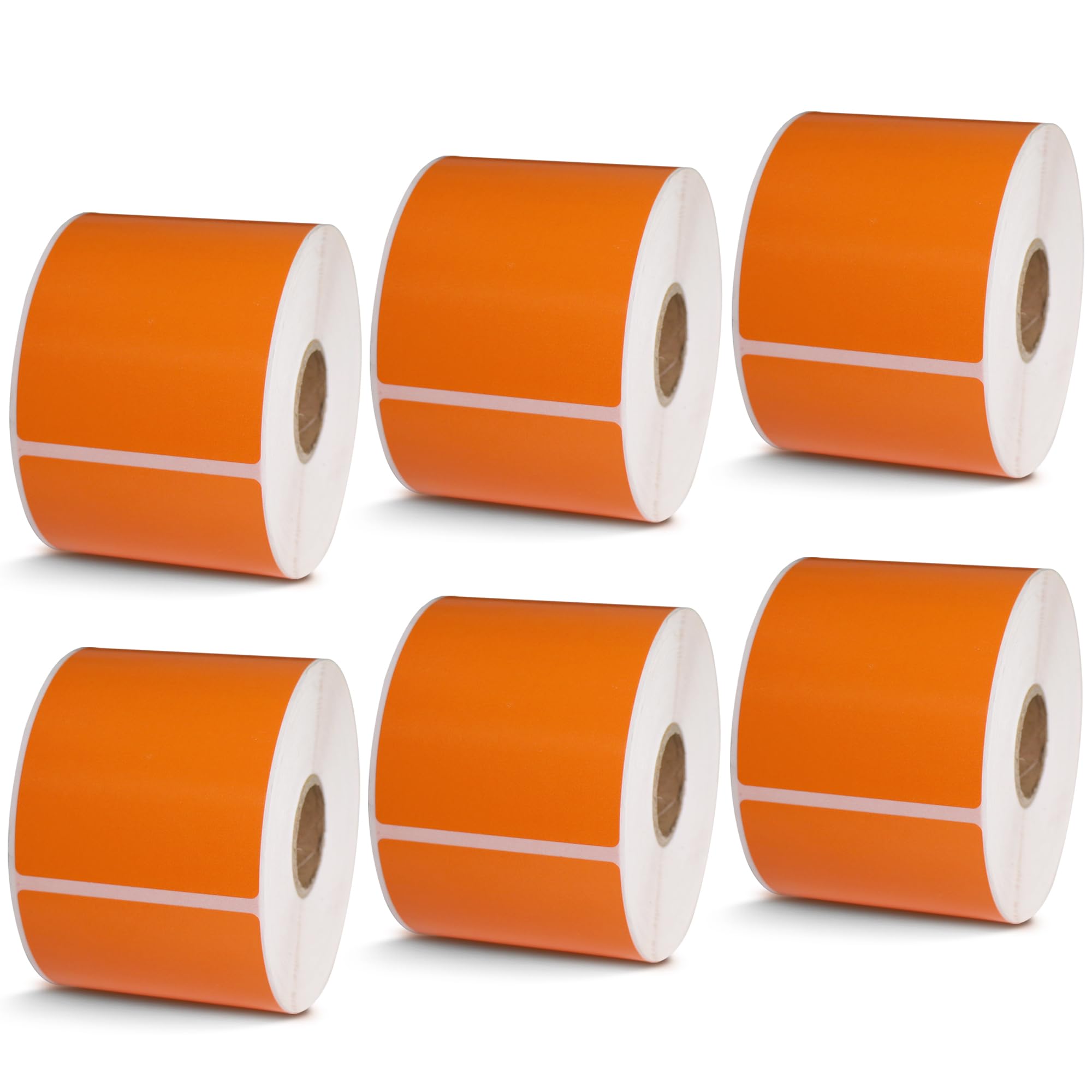 BETCKEY - 1" x 0.5" Small Labels Compatible with Zebra & Rollo Label Printer, Premium Adhesive & Perforated[Light Blue, 6 Rolls, 14580 Labels]