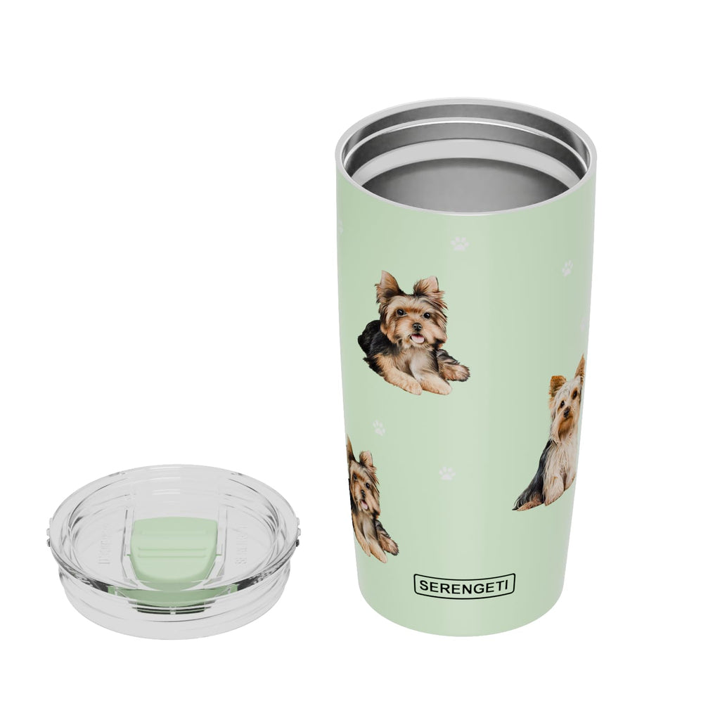 SERENGETI Australian Shepherd 20 Oz. Stainless Steel, Vacuum Insulated Tumbler with Spill Proof Lid - 3D Print - Insulated Travel mug for Hot or Cold Drinks (Australian Shepherd Tumbler)