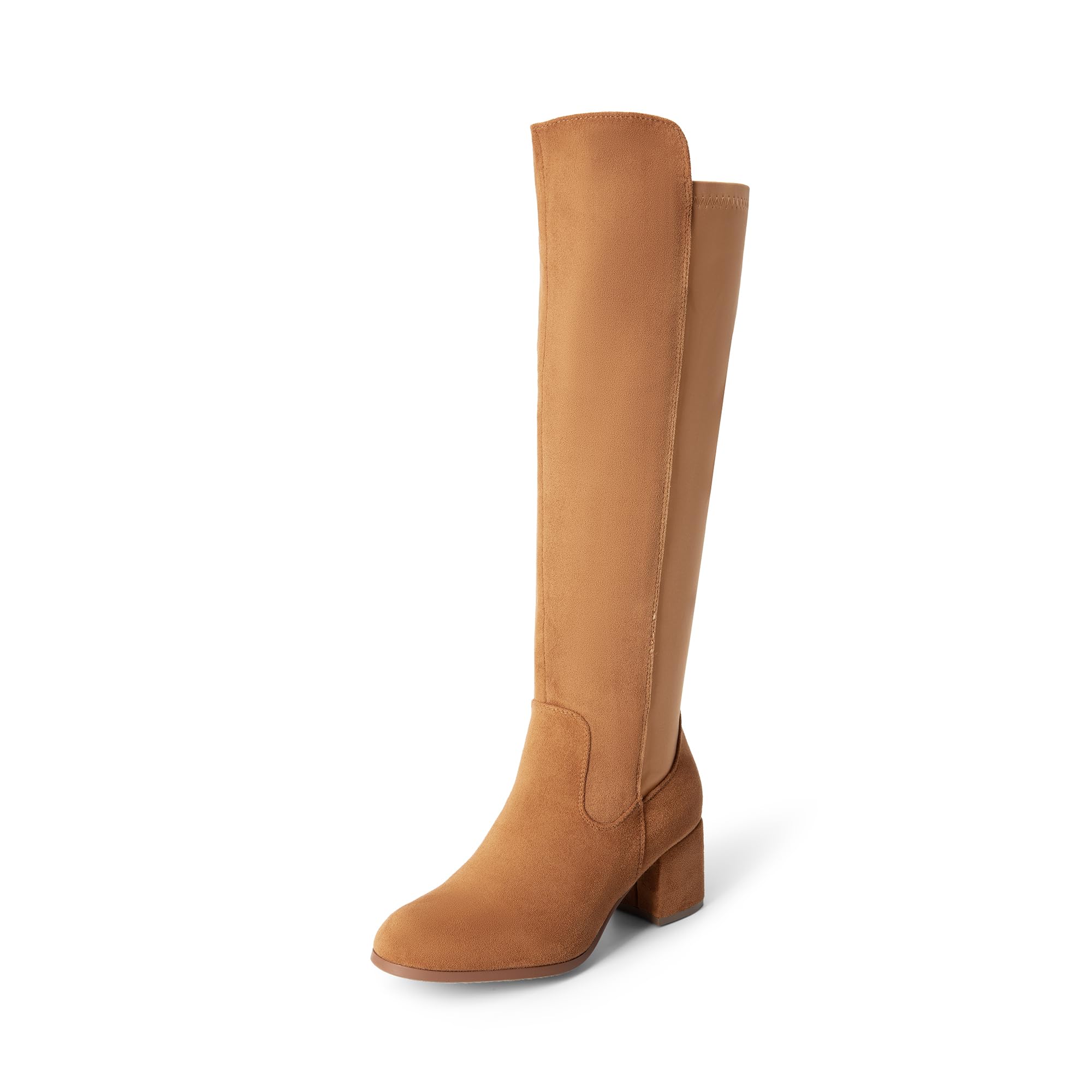 DREAM PAIRS Women's Knee High Stretchy Fashion Boots
