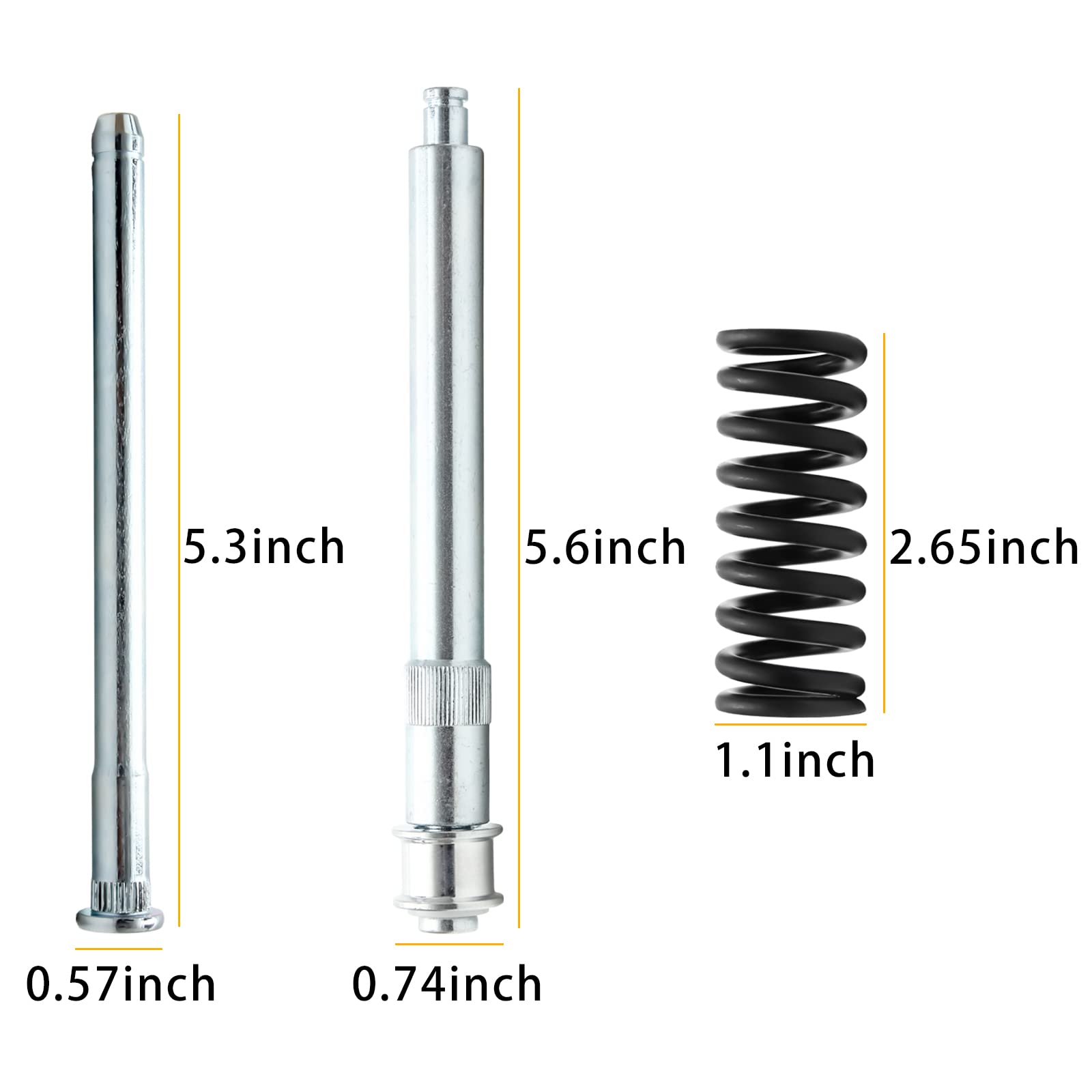 Door Hinge Pin and Bushing Kit Hinge with Pin LEDAUT Replacement for Ford F150-F350 Bronco SUV
