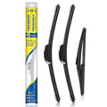 3 Pack Windshield Wiper Blades Compatible with Ford Escape 2008 2009 2010 2011 2012 Original Factory Quality Front Rear Wipers Blade Set for My Car - 20" 20" 12"