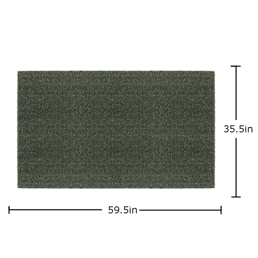 Clean Machine 10376913 Astroturf Dirt Trapper Doormat, 23.5" x 35.5", Flair Earth Taupe