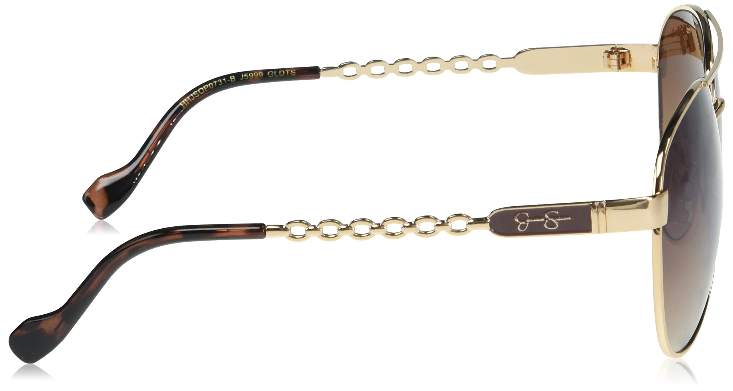 Jessica Simpson Women's Classic, Elegant, and Metal Aviator Pilot Sunglasses UV400 Protection