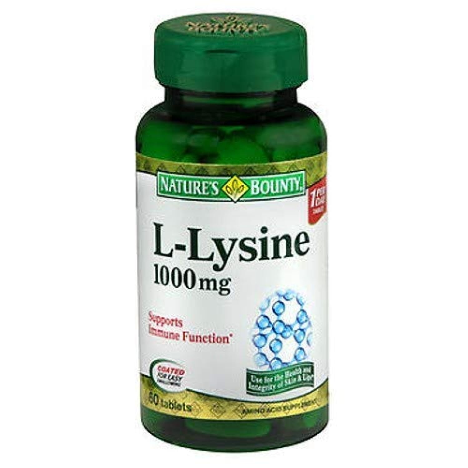 Nature's Bounty L-Lysine, 1000mg, 60 Tablets