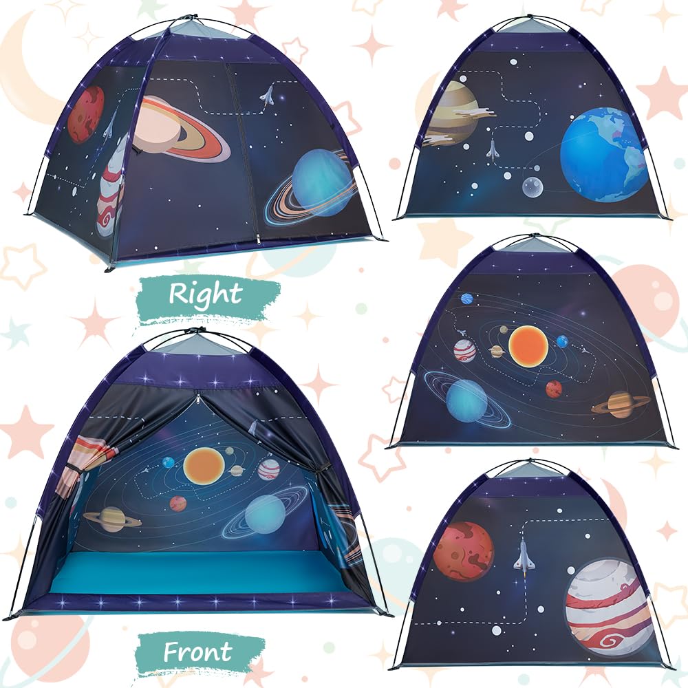 Mnagant Kids' Alpaca Tent - Fun Pop-Up Playhouse for Boys and Girls - Easy Setup, Indoor/Outdoor Adventure Tent - 47" x 47" x 43"