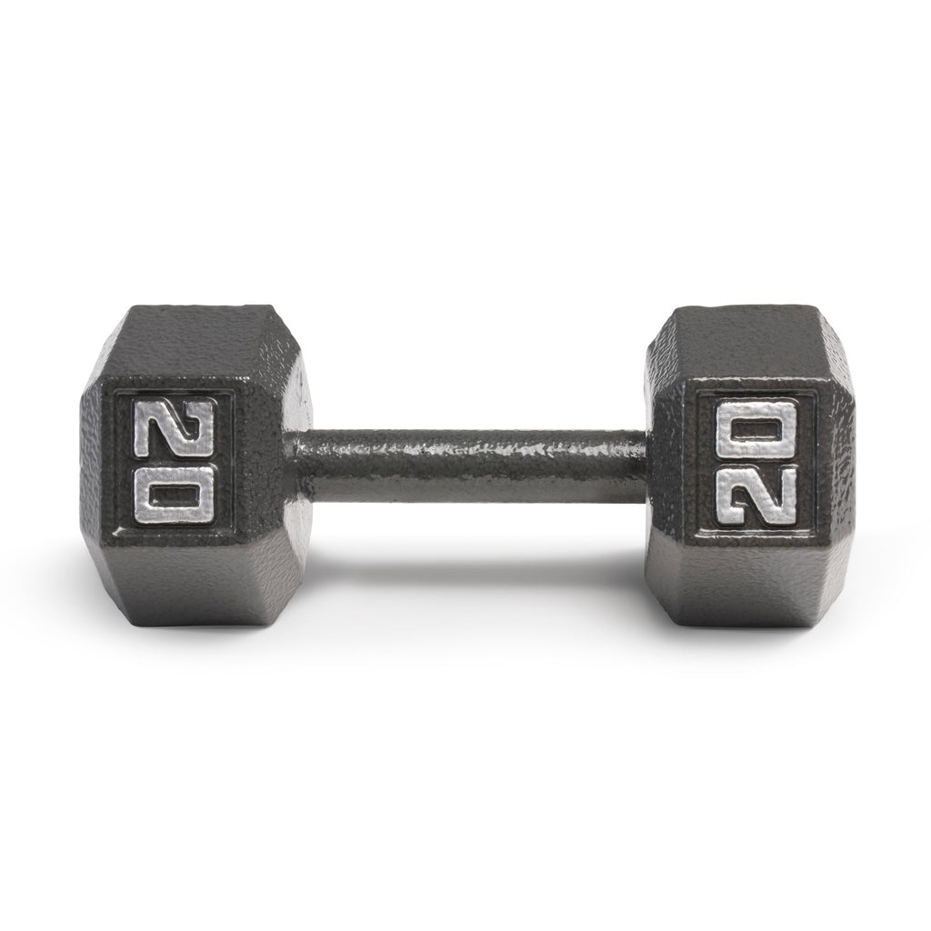 Marcy Cast Iron Hex Dumbbells Collection - Available size from 3-lb to 100-lb, SOLD INDIVIDUALLY