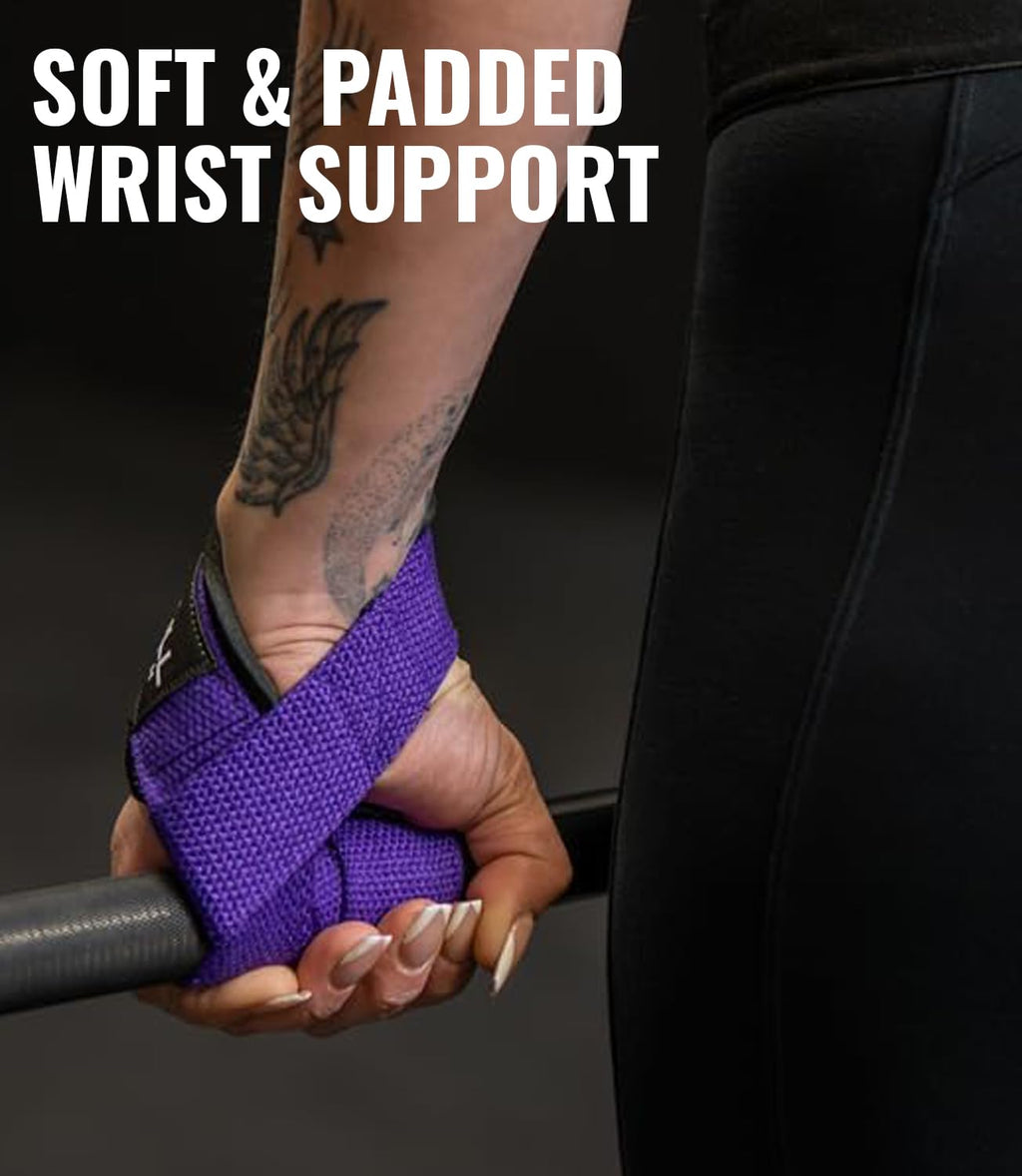 Lifting Wrist Straps for Weightlifting (1 Pair) – Padded Lifting Straps for Deadlifts, Powerlifting, Strength Training & Bodybuilding – Gym Straps for Men & Women