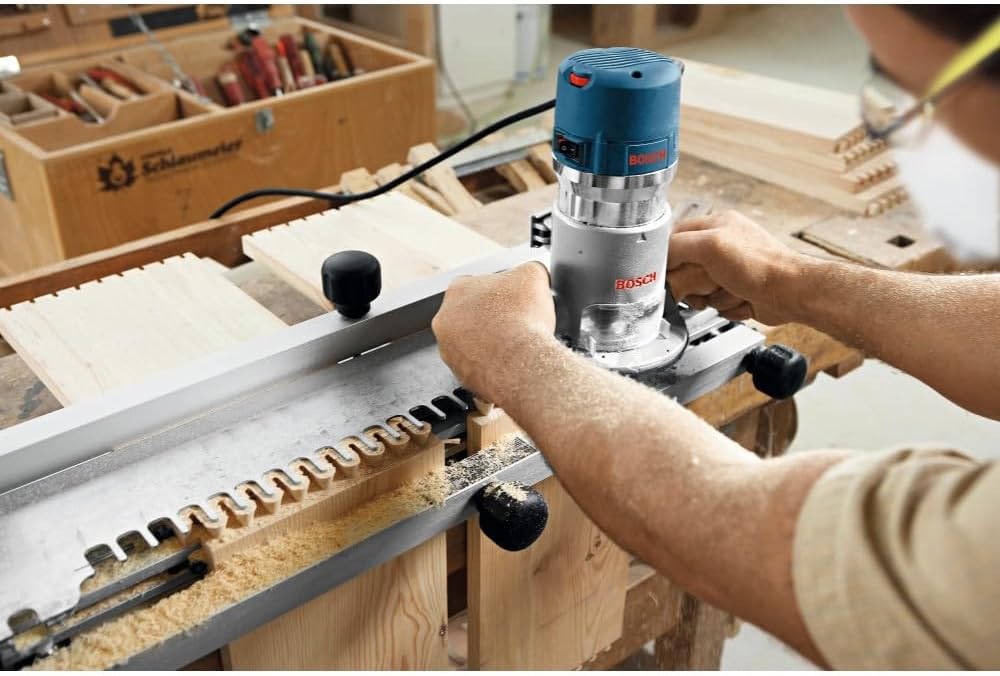 BOSCH Router 1617EVS 2.25 HP Electronic Fixed-Base Woodworking Router