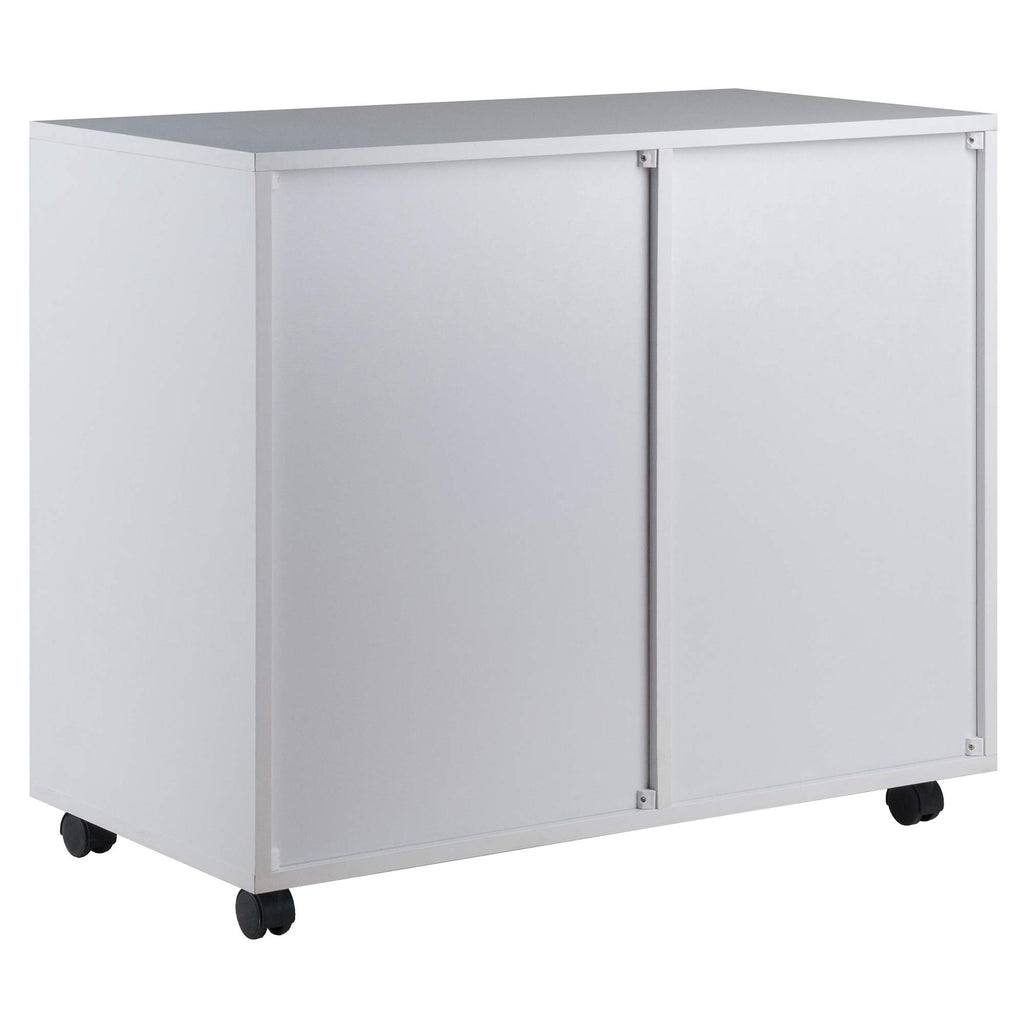 Winsome Halifax Mobile Storage Cabinet with Doors & Drawers, Stylish & Functional Home Storage Cabinet for Filing, Kitchen Organization, Moveable Furniture for Office, Dorms, Apartments
