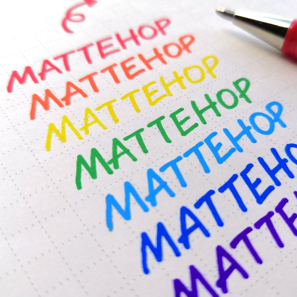 Pentel Matte Hop Original + Sweet Color Ballpoint Pen, 14 Colors K110-V14ST