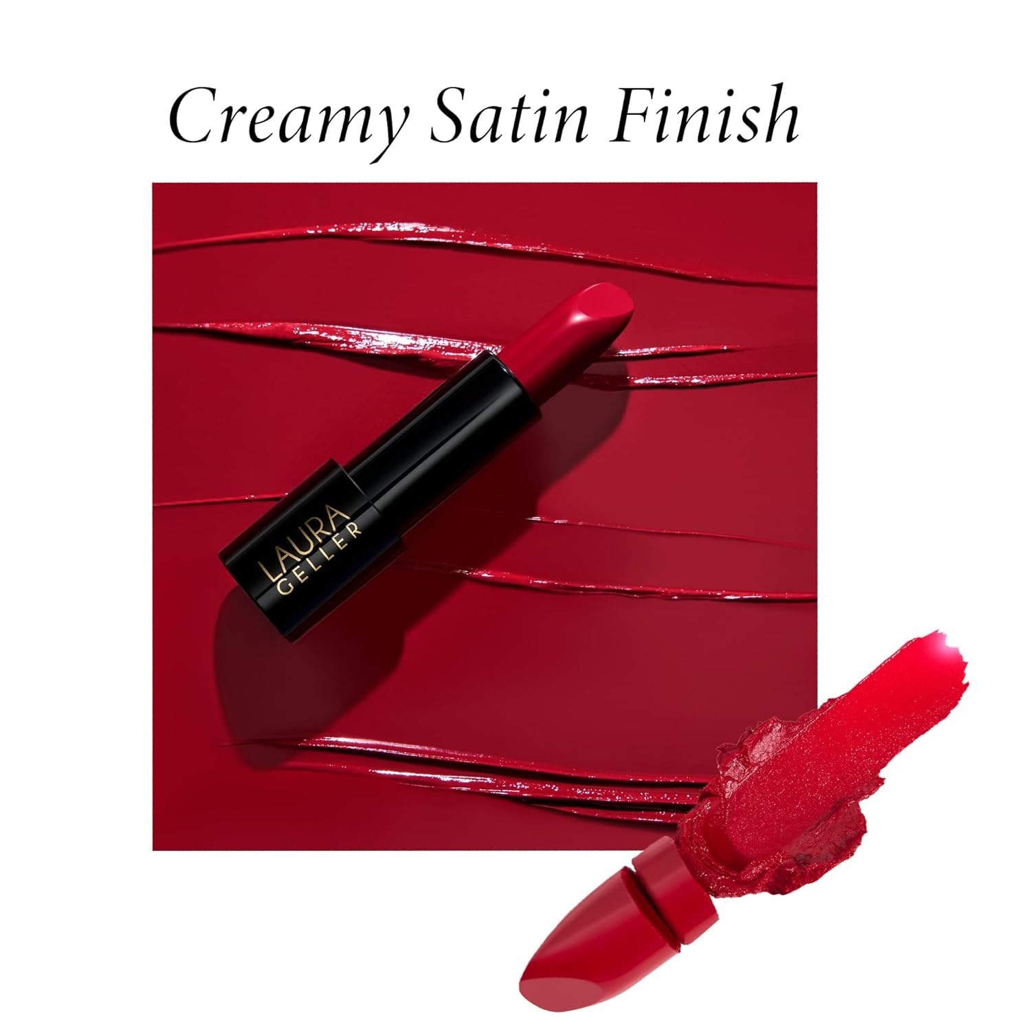 LAURA GELLER NEW YORK Modern Classic Lipstick - Berry Bliss - Ultra-Rich Color - Luxurious and Lightweight - Cream Finish