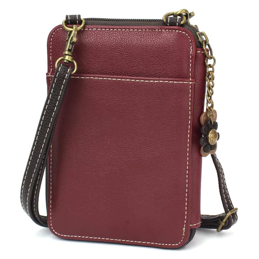 CHALA Wallet Crossbody Cell Phone Purse - Women Faux Leather Multicolor Handbag with Adjustable Strap