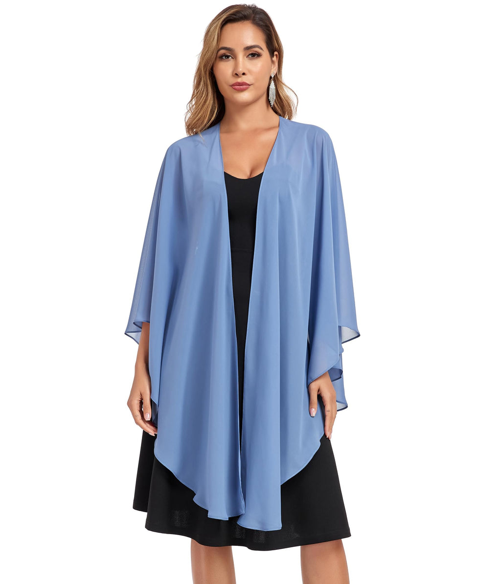 TONGFANTFL Shawls Wraps for Evening Wedding Party Chiffon Scarf Soft Bridal Wraps Wedding Guest Shawl Coverage
