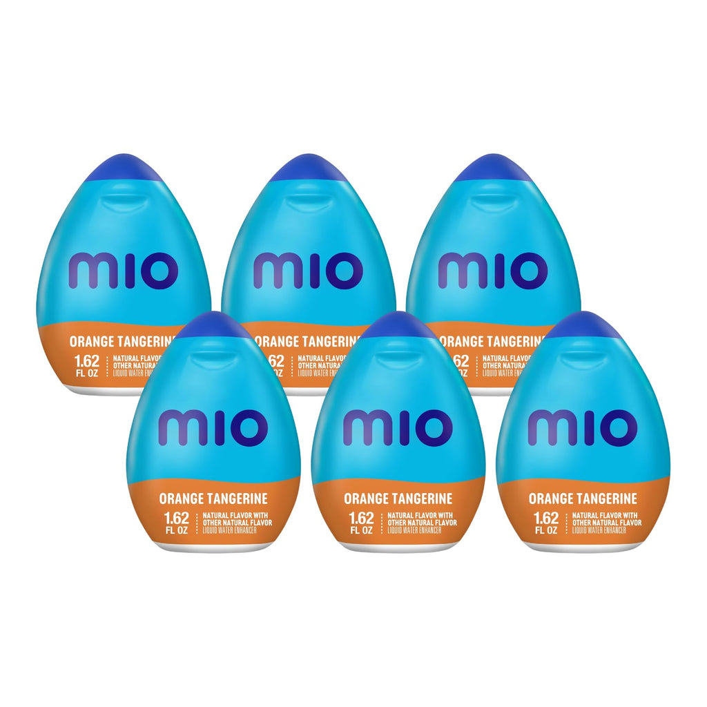 MiO Water Enhancer Duo for Sugar Free Flavored Hydration and Drink Mixing, Naturally Flavored Water Drops, Orange Tangerine and Mango Peach, 1.62 Fluid Ounce (Variety Pack)