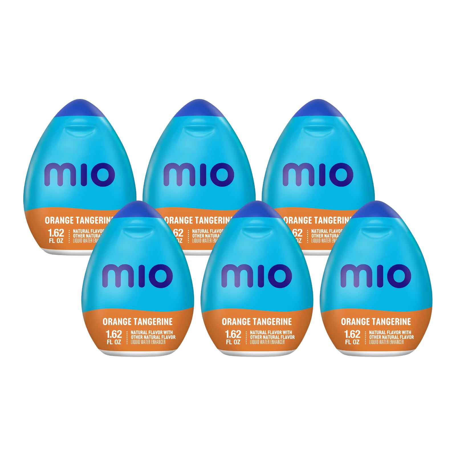 MiO Water Enhancer Duo for Sugar Free Flavored Hydration and Drink Mixing, Naturally Flavored Water Drops, Orange Tangerine and Mango Peach, 1.62 Fluid Ounce (Variety Pack)