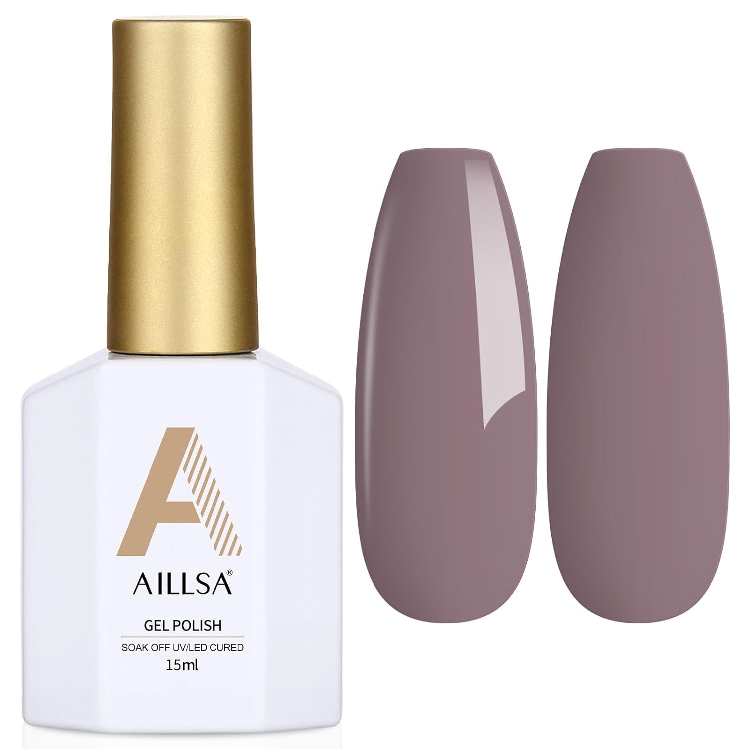 AILLSA Red Gel Nail Polish Ruby Red Gel Polish Bright Rose Color Polish Apple Candy Nails Long Lasting Soak Off U V Gels Nail Polish Nail Art Manicure Salon at Home 0.51 Fl Oz