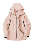 Avoogue Rain Jacket for Women Waterproof Lightweight Rain Coat Hiking Windbreaker Jacket with Hood