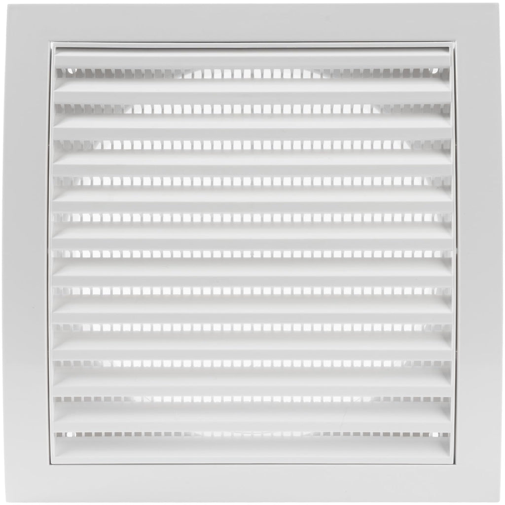 Repa Market 4 Inch Anthracite Dryer Vent Hood/Duct Cover for Walls or Ceiling/ABS Plastic Louvered Air Grille with Built-In Mesh Screen/Exhaust and Dryer Vent Covers for Indoor & Outdoor Use