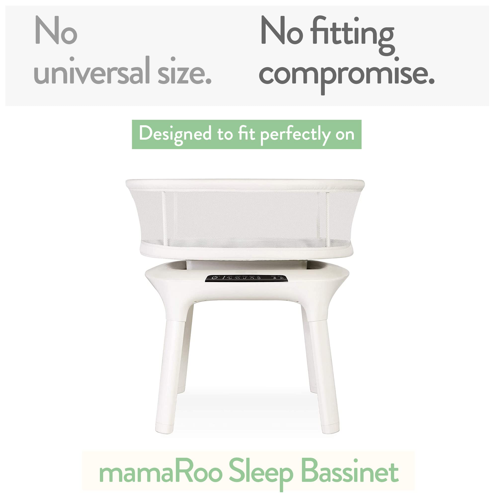 Joey + Joan Bassinet Sheets Compatible with 4moms Mamaroo Sleep Bassinet - Fits 18 x 30 Inch Oval Bassinet Mattress – Buttery Soft 100% Cotton – 2 Pack – Farm Animals – 2 Pack