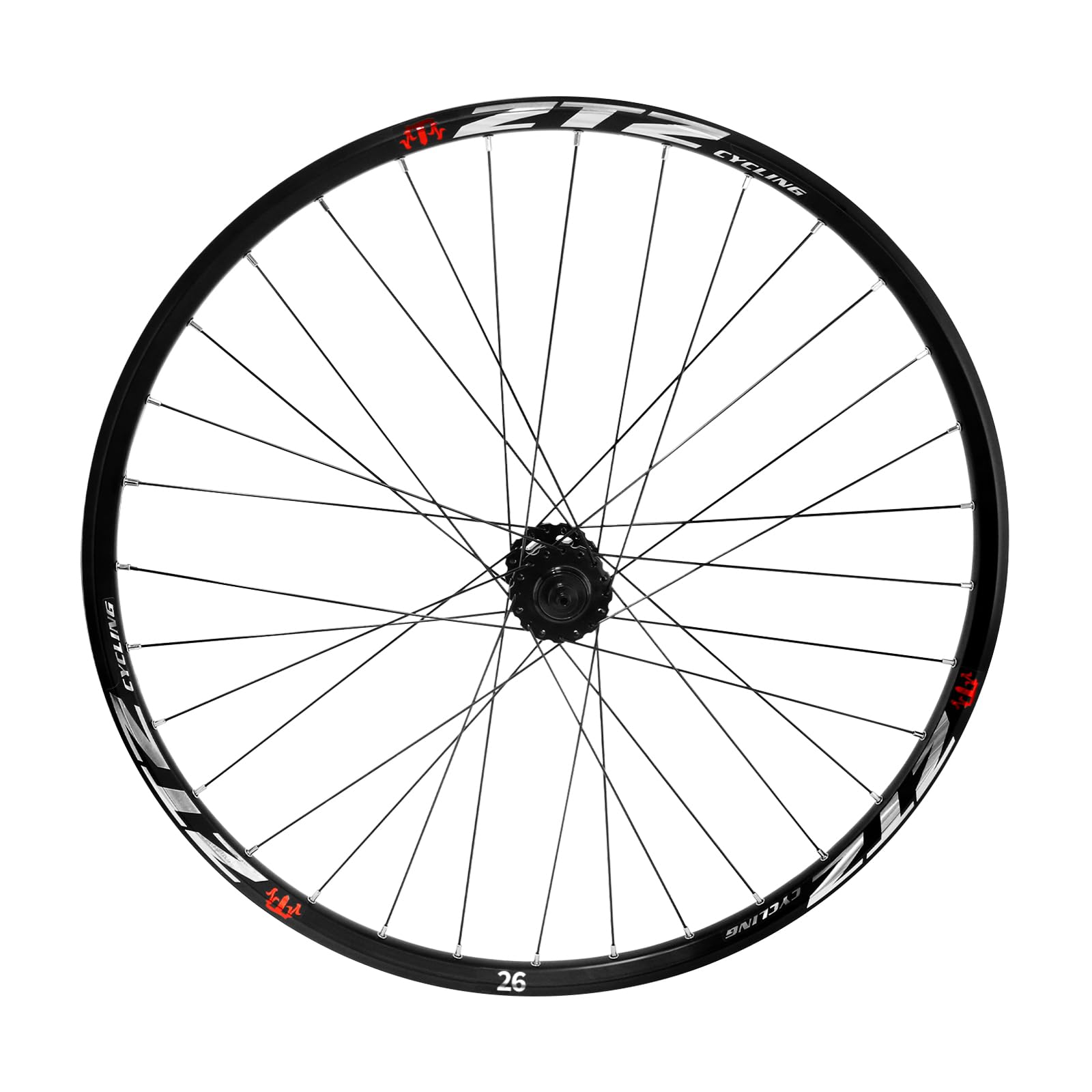 26"/27.5"/29" Mountain Bike Wheelset，Ultralight Aluminum Alloy Rim 32H High Strength Bike Wheels， Quick Release Disc Brake MTB Wheel Set， Compatible 7-12 Speed Cassette